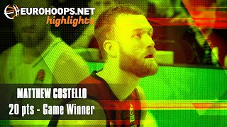 Matthew Costello (20 points w/ game winner) 🎯 Real Madrid - Cazoo Baskonia Vitoria-Gasteiz 81-85