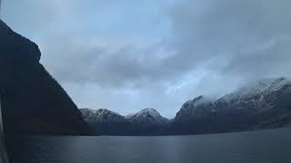 Naeroyfjord cruise (Flam～Gudvangen) in Norweign