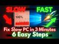 Fix Slow Computer in 3 Minutes - 6 Easy Steps (2026)