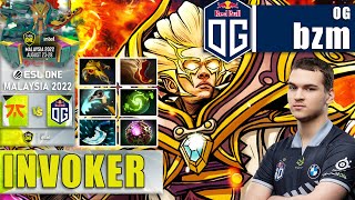 FNATIC vs OG | BZM THE NEW INVOKER GOD SICK COMBO NO MERCY | ESL ONE MALAYSIA 2022 Dota 2 Highlights