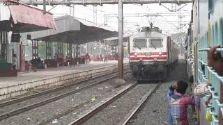 Jaipur Duronto skips Meghnagar BRC WAP 5 Onboard Dahod Habibganj Fast Passenger