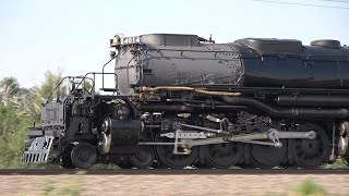 Pacing Union Pacific Big Boy #4014 Steam Train Between Sidney \u0026 Chappell, NE (8/6/21)