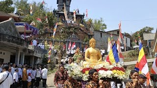 PROSESI PERESMIAN VIHARA ATALIKHA DHARMA RAJA  KALISAT