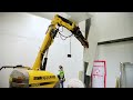 brokk demolition robot lifting massive slabs of concrete