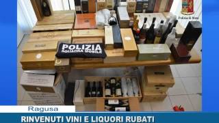 RINVENUTI VINI E LIQUORI RUBATI