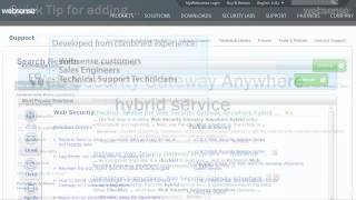 Quick Tip on Adding the Web Security Gateway Anywhere Hybrid Service