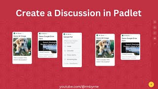 Create Discussion Forums in Padlet
