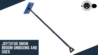 Joytutus Snow Broom Unboxing (Snow Removal, Ice Scraper, Foldable, Carrying Bag)