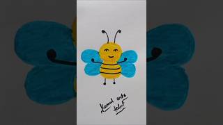 Cute butterfly drawing||very easy butterfly drawing||easy art||simple butterfly drawing #shorts #art