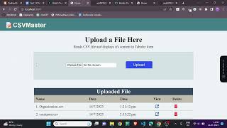 CSVMaster | CSV Upload | Skill Test | Node | MongoDB | EJS | Express | Coding Ninjas