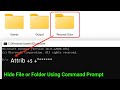 How to Hide Files & Folder in Windows 11 Using Command Prompt