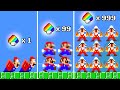 Mario Wonder but Every Rainbow Mushroom Makes Mario Double | 2TB STORY GAME