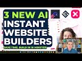 3 AI Website Builders with New AI Tools. Start to finish in 10 Minutes.