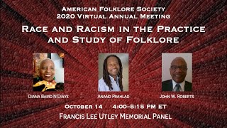 Francis Lee Utley Memorial Panel (American Folklore Society 2020 Virtual Annual Meeting)