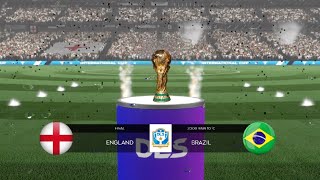 DLS 24 | England vs Brazil | Final World Cup | Dream League Soccer 2024 Gameplay...