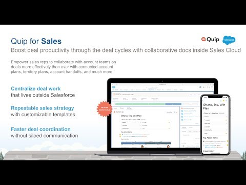 Quip For Sales Demo Video