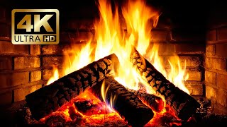 🔥Live Cozy Hearth: 24/7 Fireplace Ambience in 4K with Crackling Fire Sounds