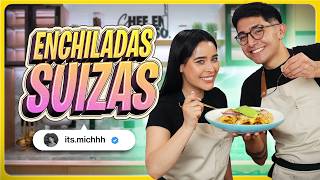 ENCHILADAS SUIZAS RECETA FÁCIL | Platillo FAVORITO de @Itsmichhh