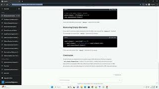 Empty XML element handling in Python