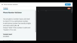 PHONE NUMBER VALIDATOR PROJECT | project 9 |KHUSHI OZHA