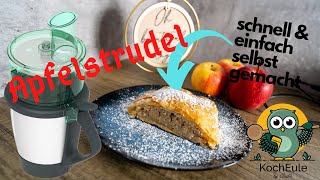 schneller Apfelstrudel wie von Oma | einfach, schnell & lecker | WunderSlicer Thermomix® ♥️ 𝑲𝒐𝒄𝒉𝑬𝒖𝒍𝒆