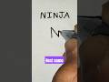 # NINJA name logo # Design # Next name #shorts #viral # By Rajbir