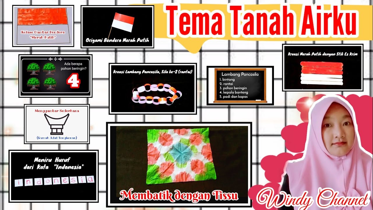 9 Refrensi Kegiatan Tema Tanah Airku || Negaraku - YouTube