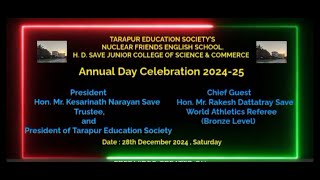 Nuclear Friends English School , H.D. Save  Annual Day Celebration 2024-2025