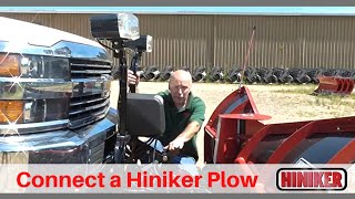 How To Connect and Disconnect A Hiniker Snowplow | Hiniker Snowplow Tutorial | Quick Hitch
