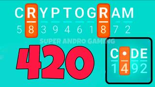 CRYPTOGRAM 420