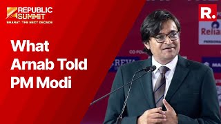 Arnab Thanks PM Modi For Creating Suitable Environment For Growth Of Republic | Republic Summit 2024