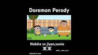 Nobita vs Jiyan, Sunio @NOTYOURTYPE @Lilyash @Hardtoonz22 @AnimeToons @MrBeast #viralshort