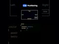 CSS Position Explained in 60 Seconds! | Quick Guide to Mastering CSS Layout  #coding #webdevelopment
