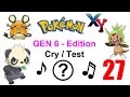 Pokemon Cry Test 27 (Kalos)