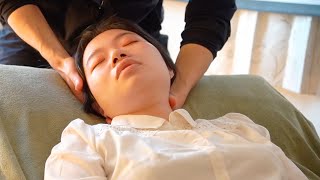 【寝落ち】気持ちよすぎて爆睡するドライヘッドスパ【dry head massage】アングル１