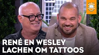 René en Wesley lachen om tattoos: 'Wie is dat?' | DE ORANJEZOMER