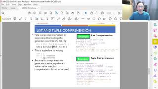 Python Programming - Data Types T06 - List and Tuple Comprehension (Part 1/2)