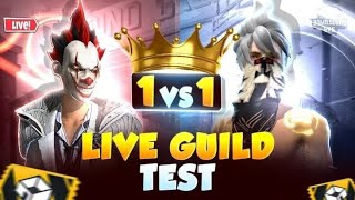 RAHUL R  LIVE is FREE FIRE VIDEO LIVE 💯 SUBSCRIBE VS YOUTUBER ☠️ GUILD TEST LIVE 💯#garenafreefire#ff