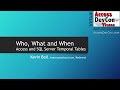 Access DevCon 2020 - Access and SQL Server Temporal Tables