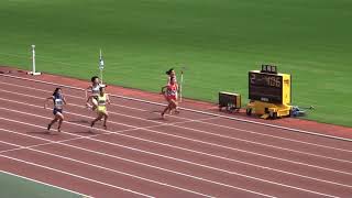 2020.09.05 第3回岡山県記録会 女子 100m TR7組