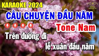 Câu Chuyện Đầu Năm Karaoke Tone Nam ( Am ) Nhạc Sống Âm Thanh Đẳng Cấp | Trọng Hiếu