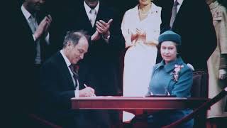 GeoMinute: The signing of the Proclamation of the Constitution Act, 1982