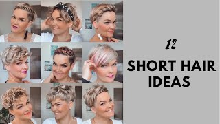 How to style a short Pixiecut | 12 ways to style short hair | Salirasa