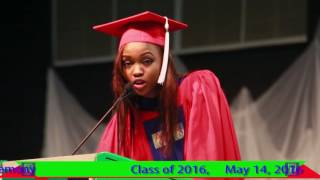 AUN 2016 Commencement Class Speaker's Remarks