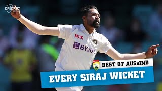 Best of the Border-Gavaskar: Every Mohammed Siraj wicket | Vodafone Test Series 2020-21