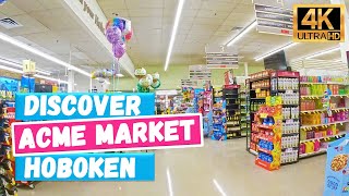 🇺🇸 Discover LOVELY Acme Markets in Hoboken, NJ USA [4K Video]