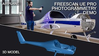 FreeScan UE Pro Photogrammetry Mode Airplane Demo