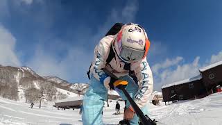 直播日本长野白马姆池滑雪场单板滑雪-1第一日（直播录像）