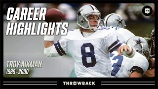 Troy Aikman "Pin-Point Accuracy" Career Highlights | NFL Legends