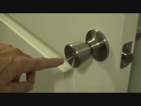 How to unlock a bedroom door without a key How to unlock a bedroom door without a key